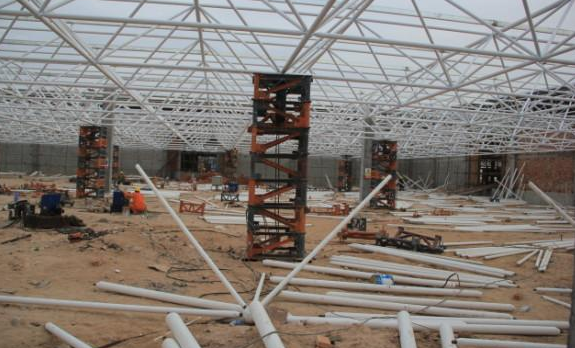 东台盘点钢结构网架装配的步履和相关关注变乱